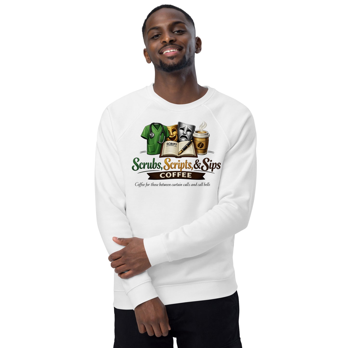 Unisex Organic Raglan Sweatshirt