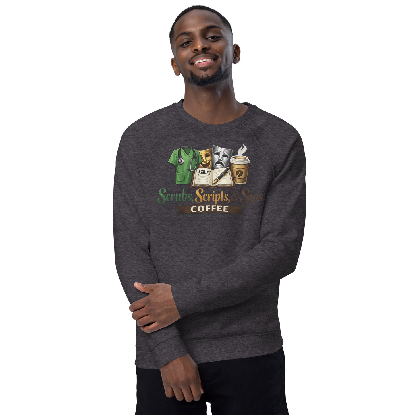 Unisex Organic Raglan Sweatshirt